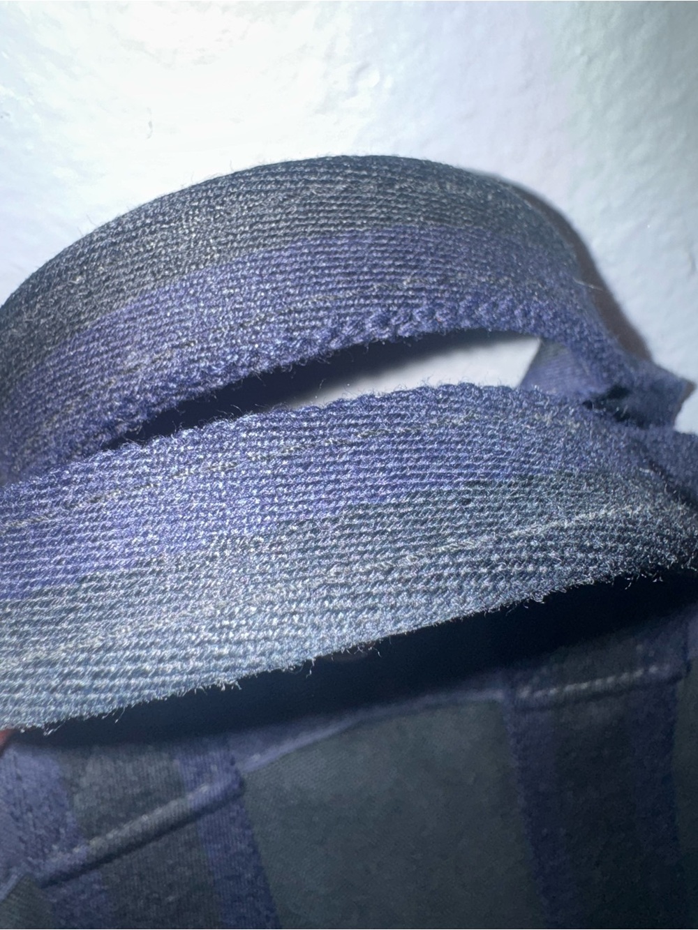 Hermes 💎Black and Navy Canvas small Tote EUC - Picture 9 of 13